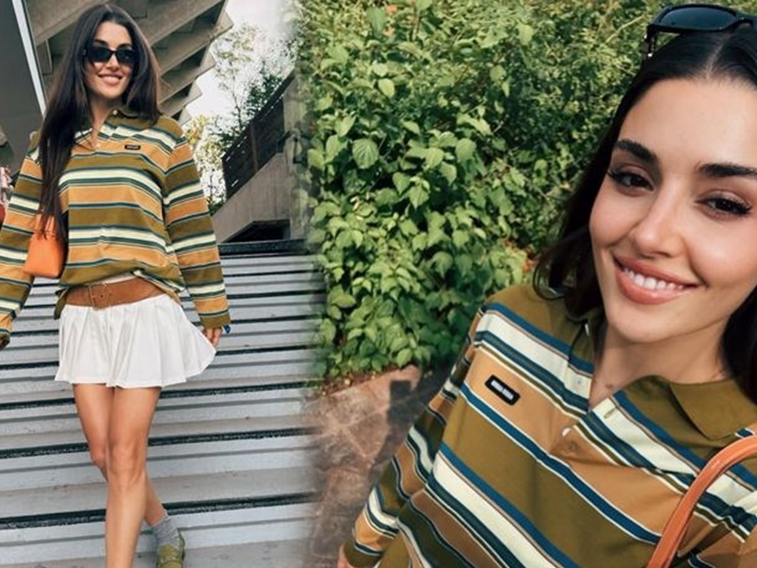 Hande Erçel'in Roland Garros ilhamlı tarzı, göz kamaştırırken, kıyafet bedelinin sırrı çözüldü!