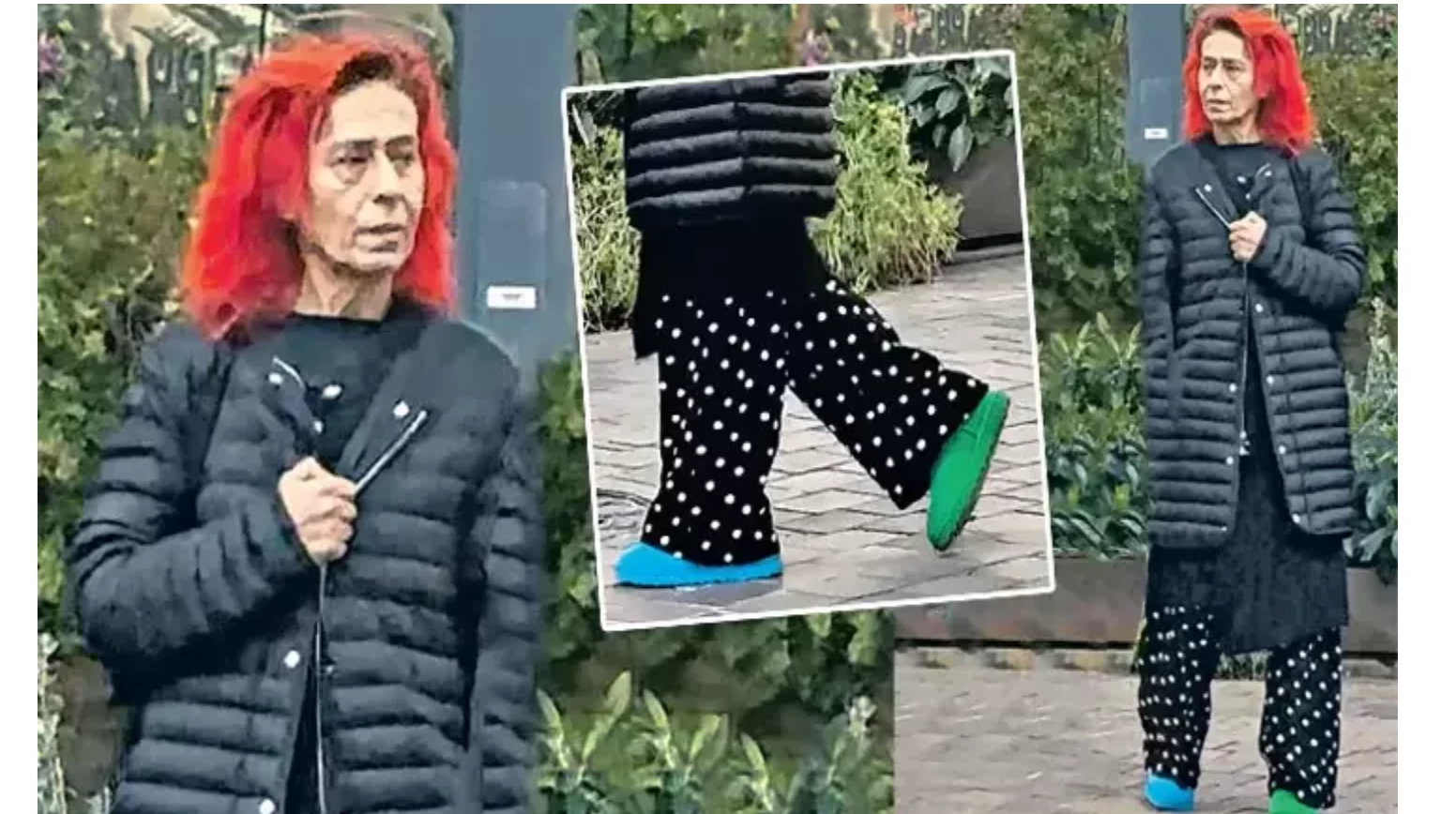 Ünlü şarkıcı Yıldız Tilbe, terliğiyle yeni bir stil oluşturuyor!