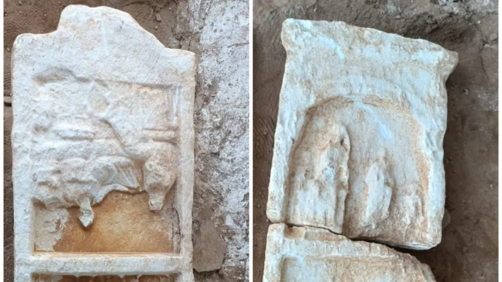 İzmir’de Tarihi Keşif: Ceviz Bahçesinde 2 Bin Yıllık Mezar Taşı Bulundu