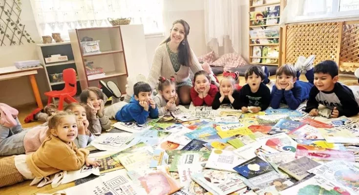 100 Güne 100 kitap projesi ile binlerce anaokul çocuklarına kitapları ulaştı