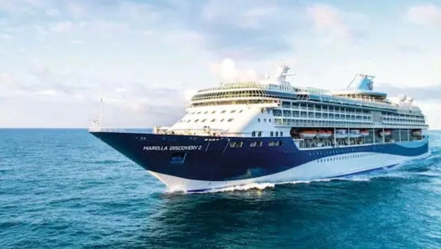Alanya Limanı’na kruvaziyer gemisi yanaştı.