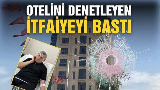 Otel sahibi, itfaiye ekiplerini silahla tehdit ederek yangın denetimini engelledi!