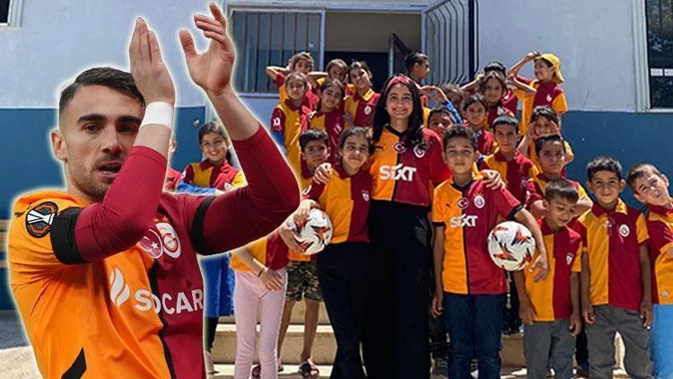 Yunus Akgün, sahada anlamlı bir jest yaptı!