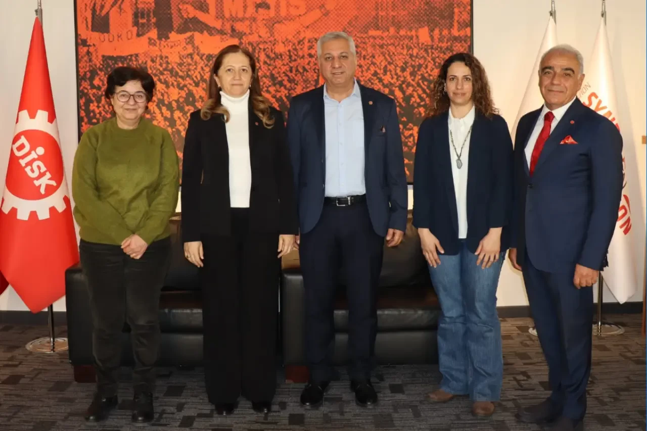 EMEP Genel Başkanı’ndan DİSK ve TÜMTİS’e ziyaret