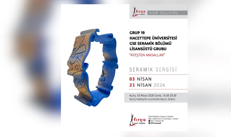 Ateşten Masallar Seramik Sergisi Başlıyor