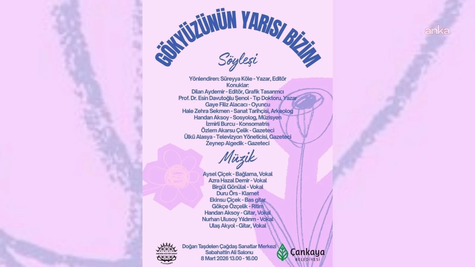 Ankara’da Sanat ve Mücadele Buluşması: 8 Mart’ta Söyleşi ve Müzik Dinletisi