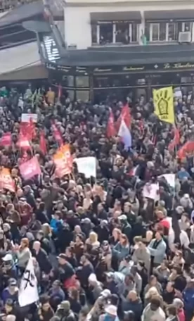 Fransa’da on binlerce kişi ırkçılığa karşı sokaklara çıktı