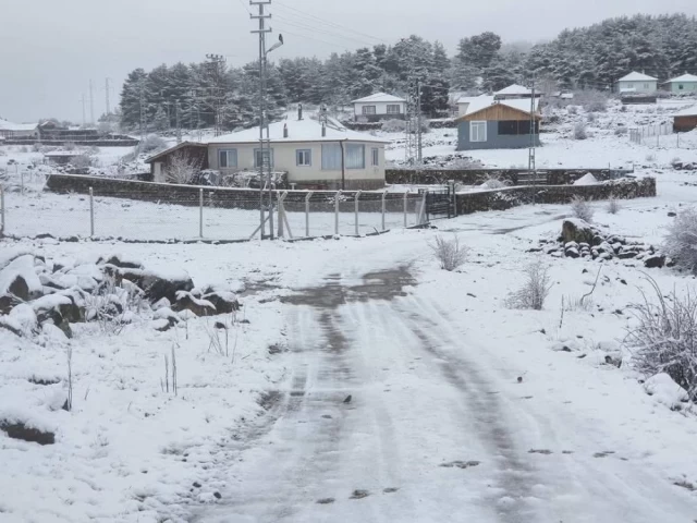 Bahar beklenirken 5 ilde kar sürprizi