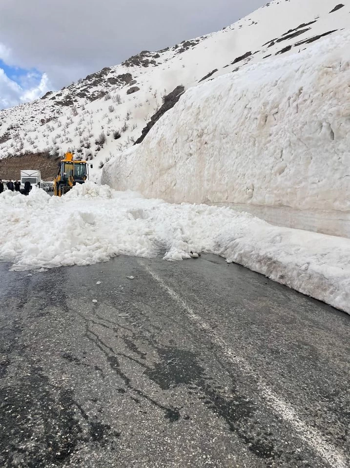 Doğu’da ulaşımı durduran çığ