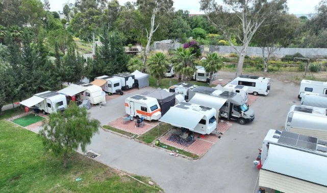 Bayram Tatilinde Karavan Akını! Konyaaltı Karavan Park Doldu Taştı