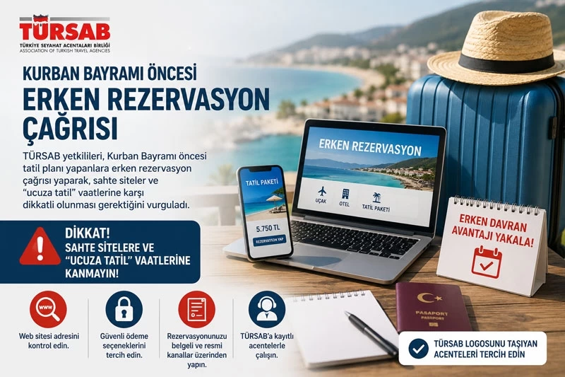 TÜRSAB’dan Bayram Öncesi "Sahte Acente" Alarmı