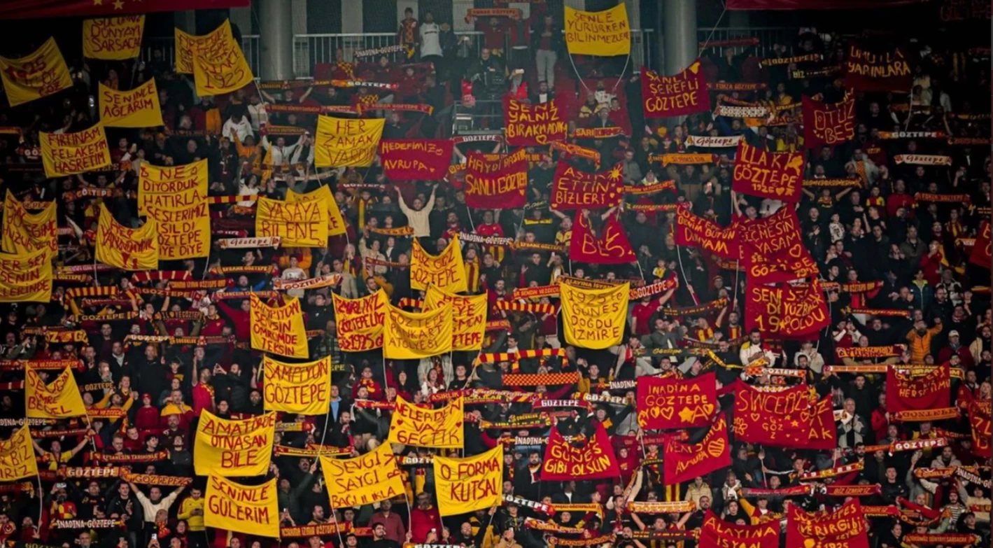 Göztepe tribünde liderliği kaptı