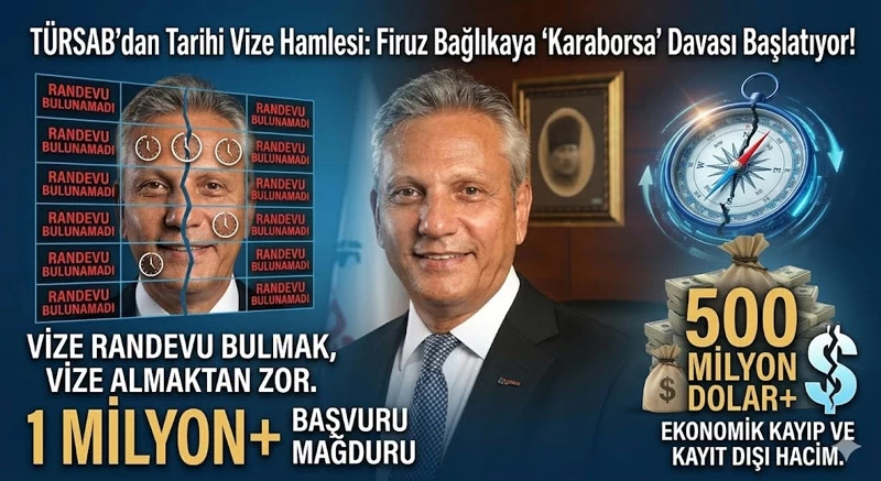 TÜRSAB Başkanı Bağlıkaya'dan Vize İsyanı: "Süreçler Karaborsa Sistemine Dönüştü"