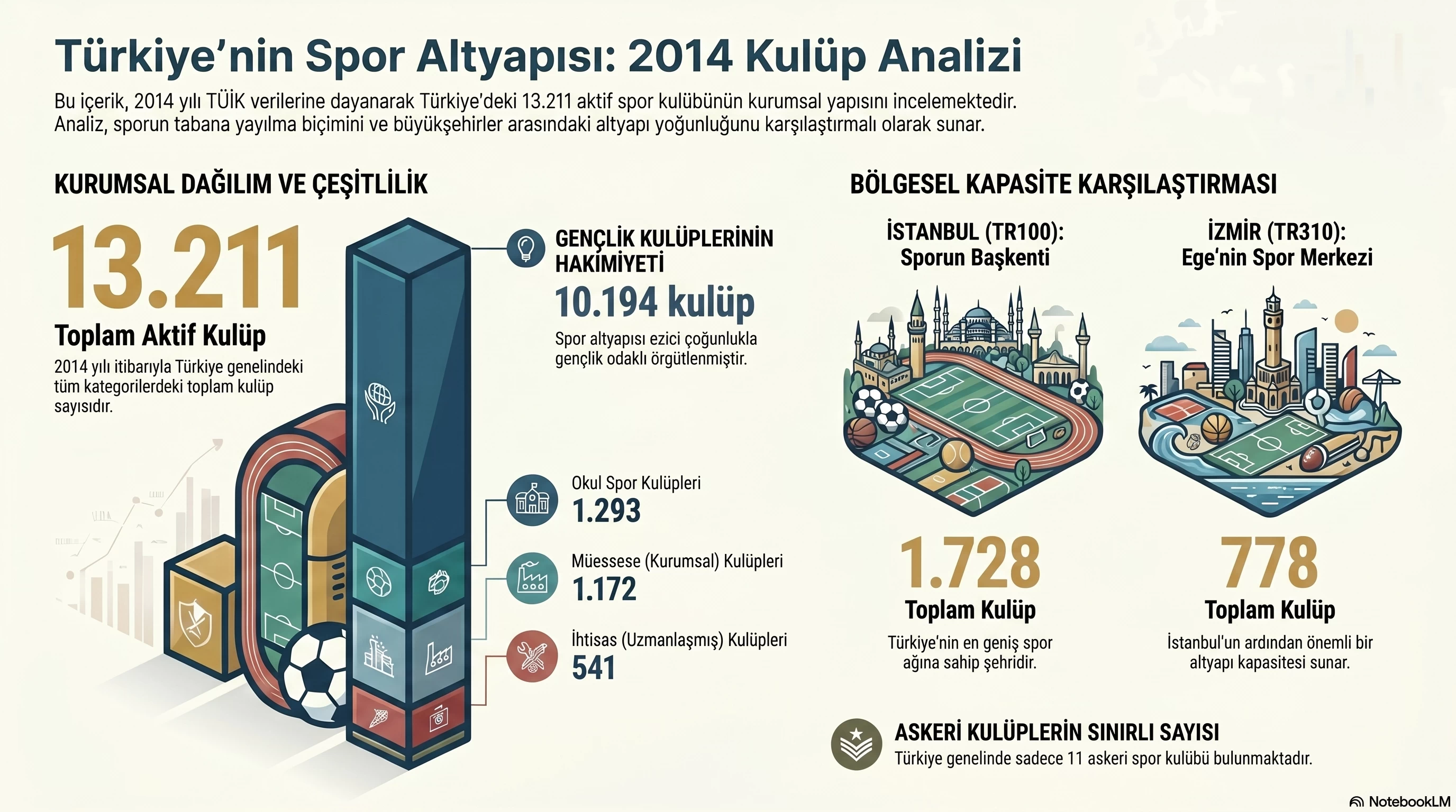 Türkiye’nin Spor Haritası Çıkarıldı: 13 Bini Aşkın Kulüple Sporun Başkenti İstanbul!